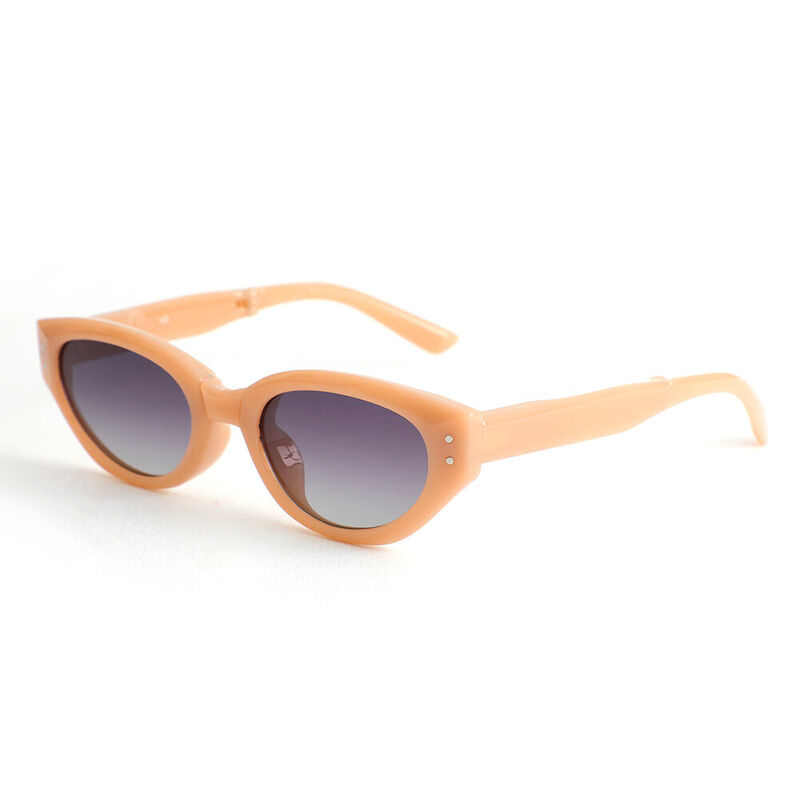 Sandy Cat Eye Braune Sonnenbrille