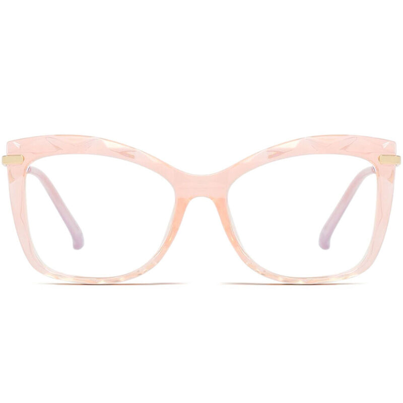 Adino Cat Eye Pink Glasses