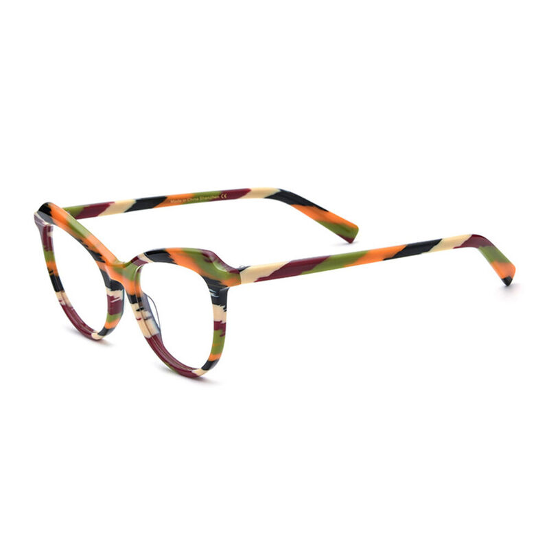Willett Cat Eye Orange Glasses