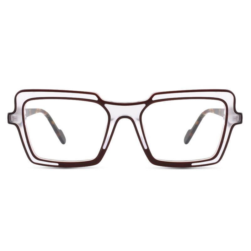 Dierser Square Brown Glasses