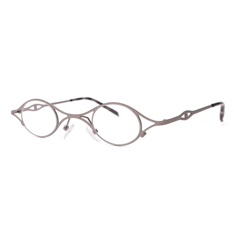 Tobey Oval Silver Glasses