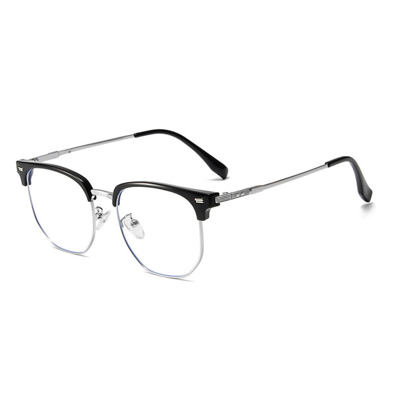 Bert Browline Black Glasses