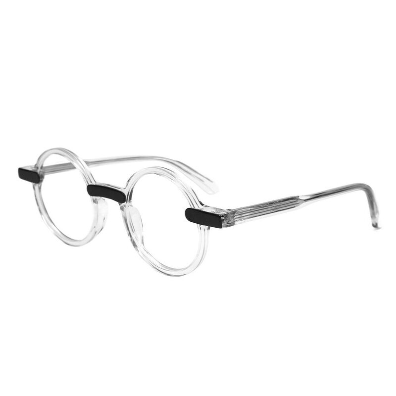 Neila Round Clear Glasses