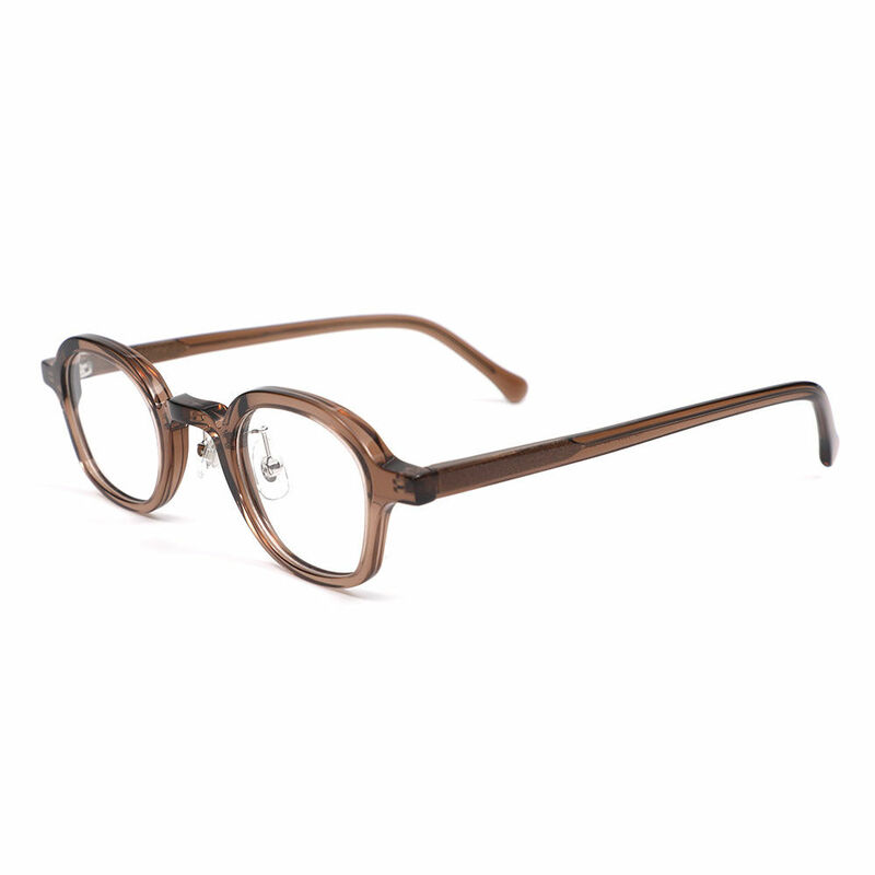 Venos Round Brown Glasses