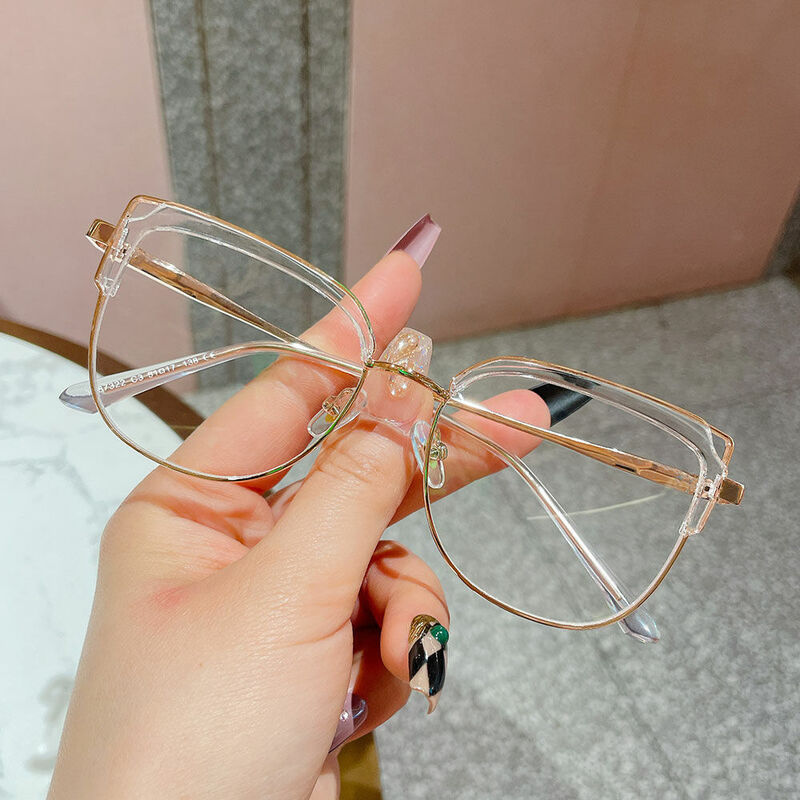 Tracy Cat Eye Clear Glasses