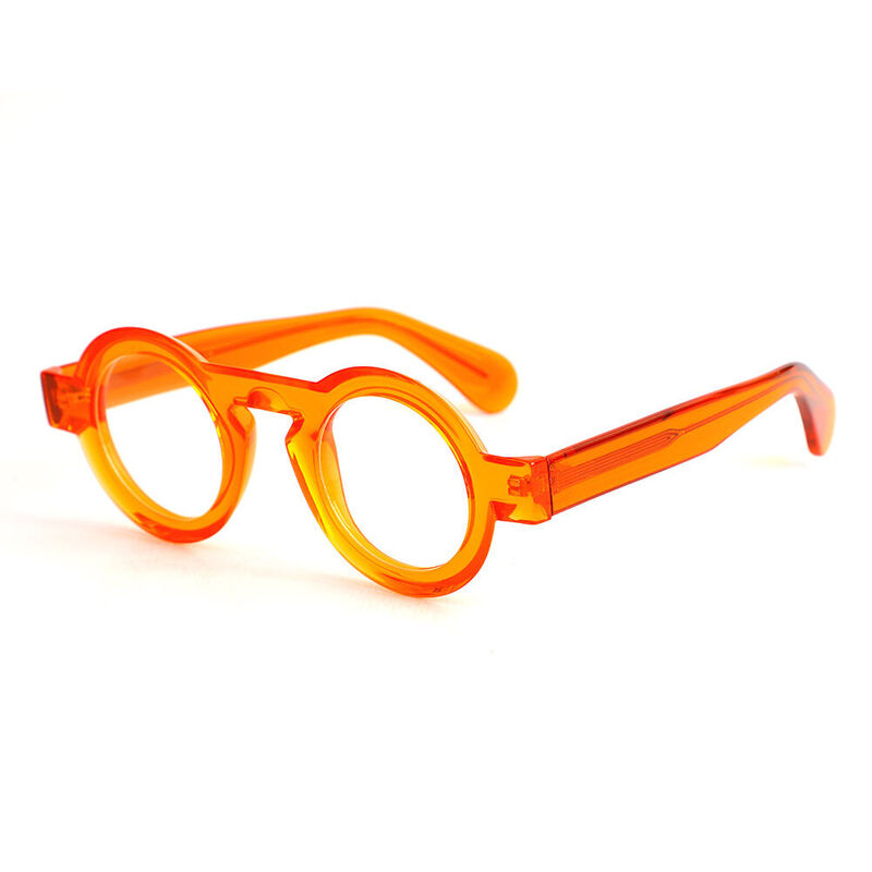 Lunettes de Vue Meroy Ronde Orange