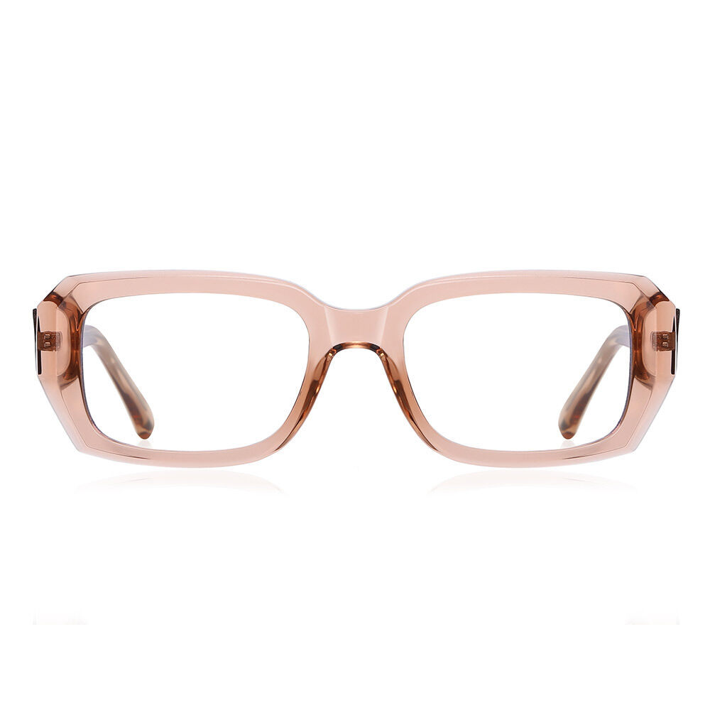 Occhiali da Vista Carliy Rettangolare Champagne