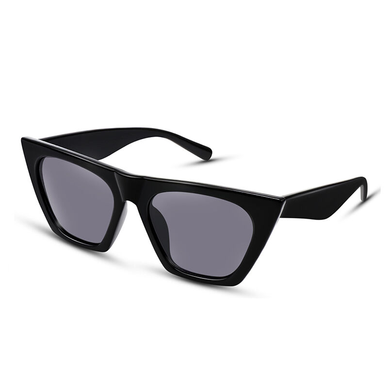 Eyeteeth Cat Eye Black/Grey Sunglasses