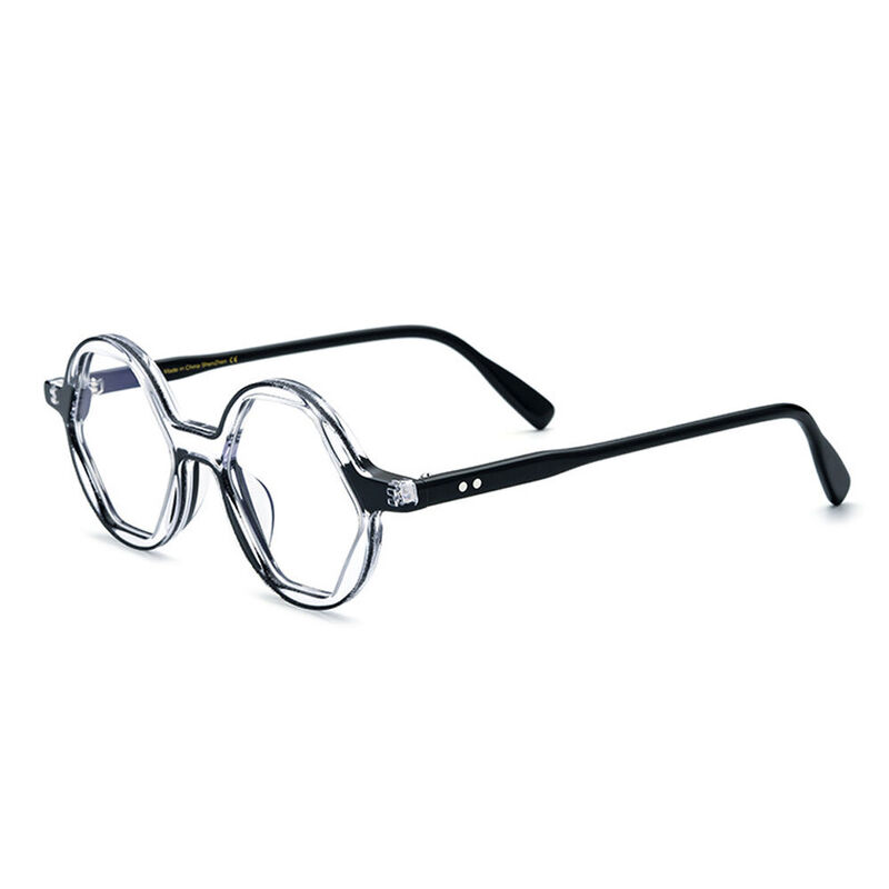 Tennant Round Black Glasses