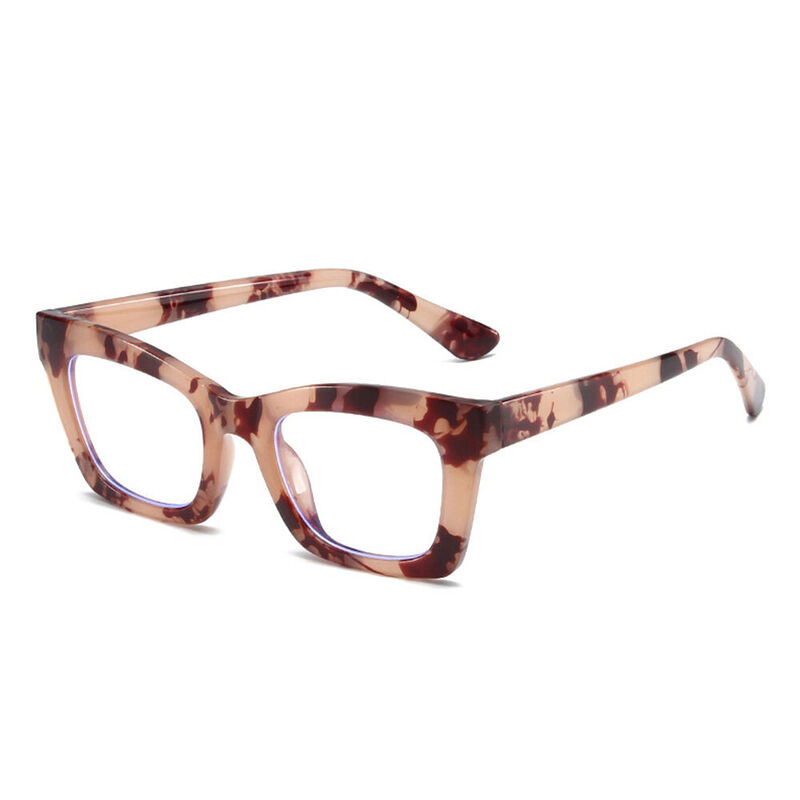 Ida Square Brown Glasses