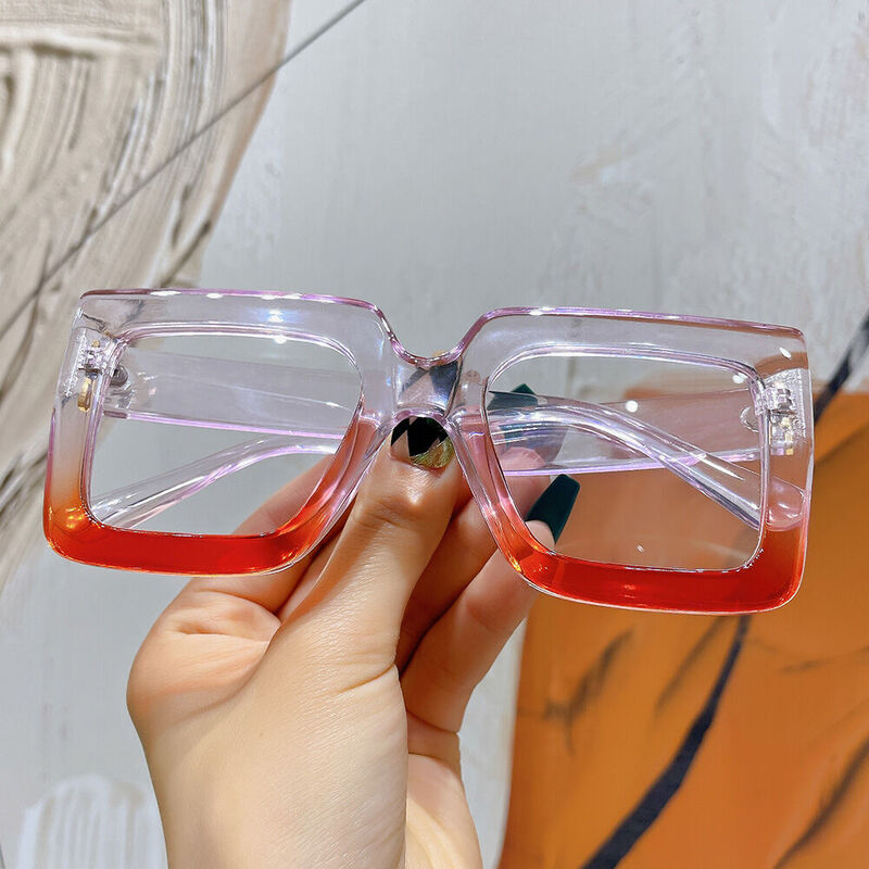 Quie Square Purple Glasses