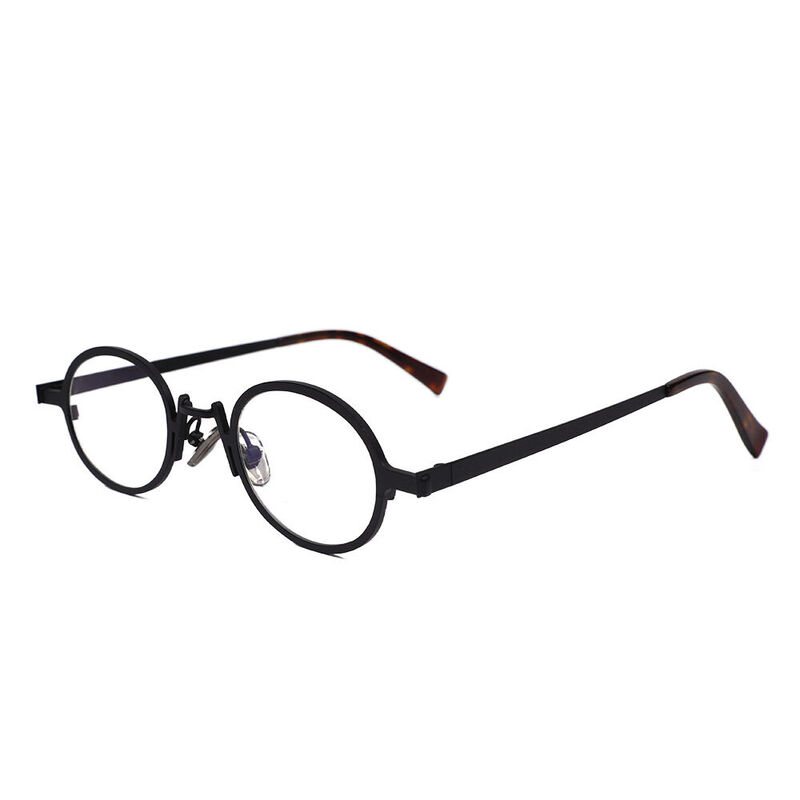 Simeil Oval Black Glasses