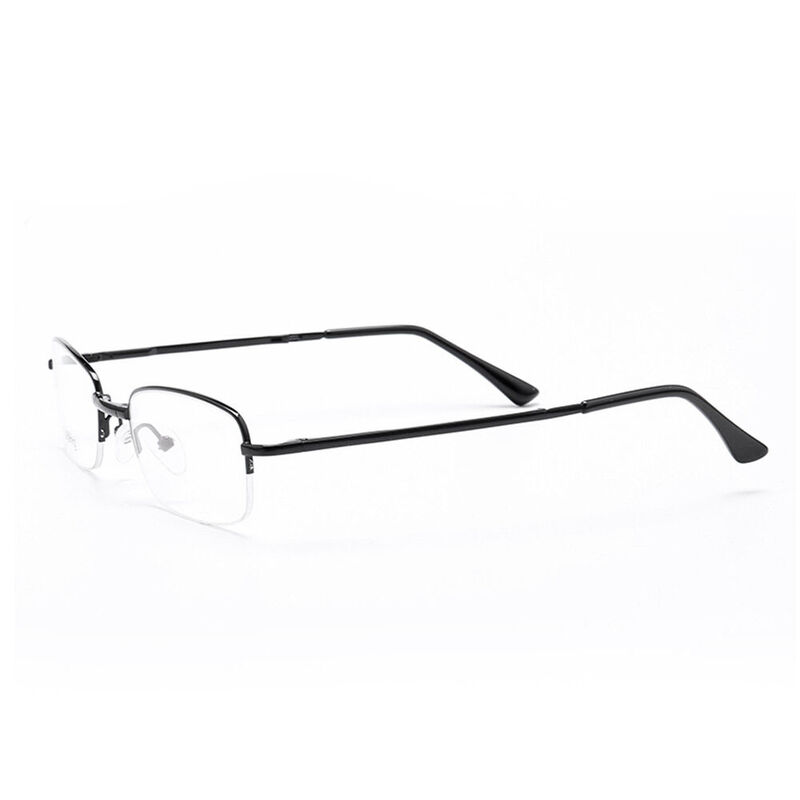 Gunter Rectangle Black Glasses