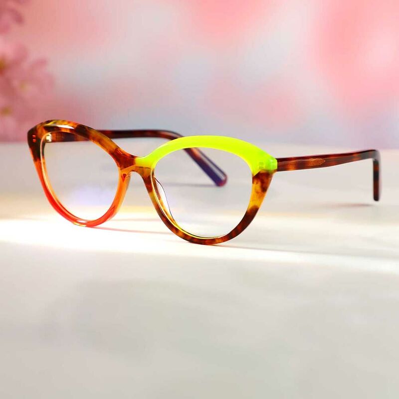Lunettes de Vue Burnell Cat Eye Écaille