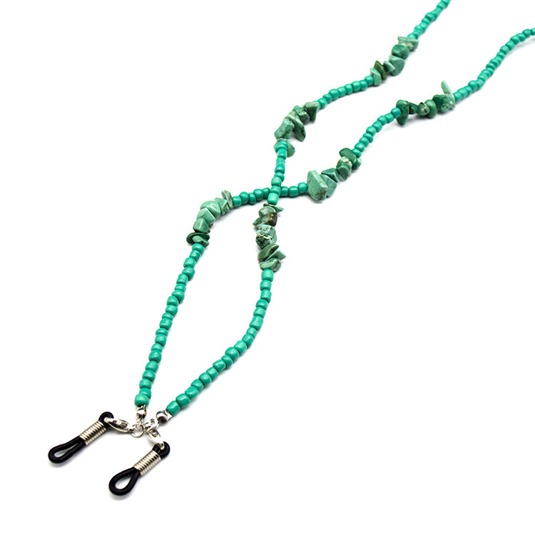 Bernadette Turquoise Charm Eyeglass Chain