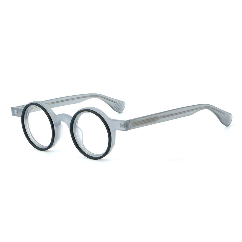 Troea Round Gray Glasses