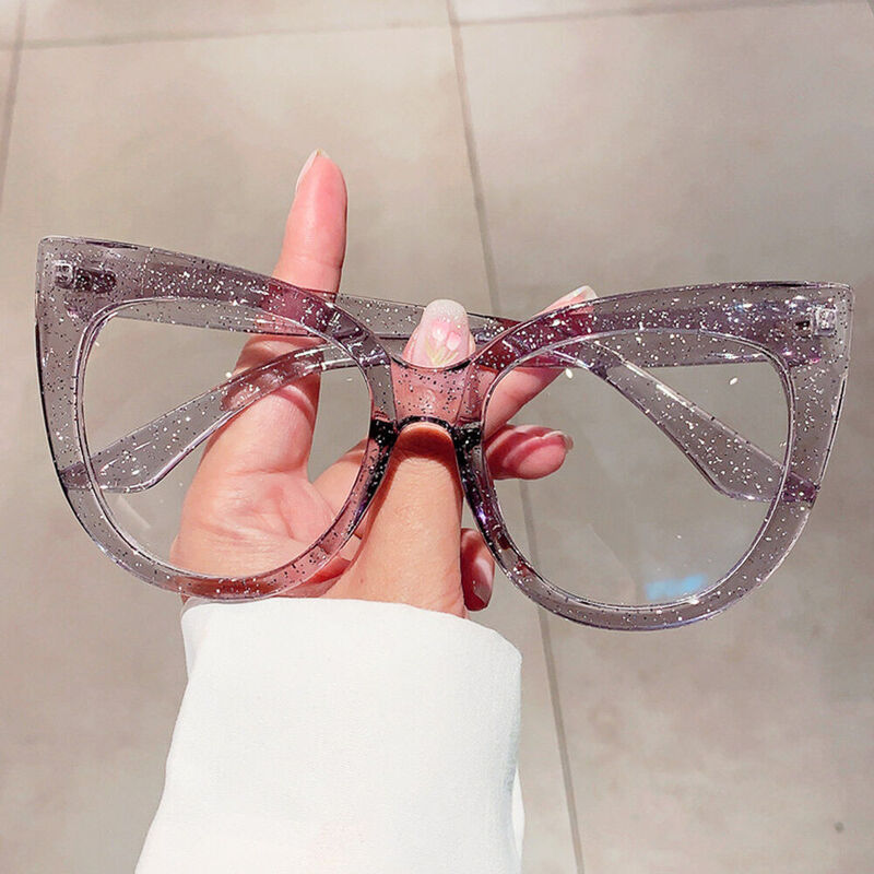 Josh Cat Eye Gray Glasses