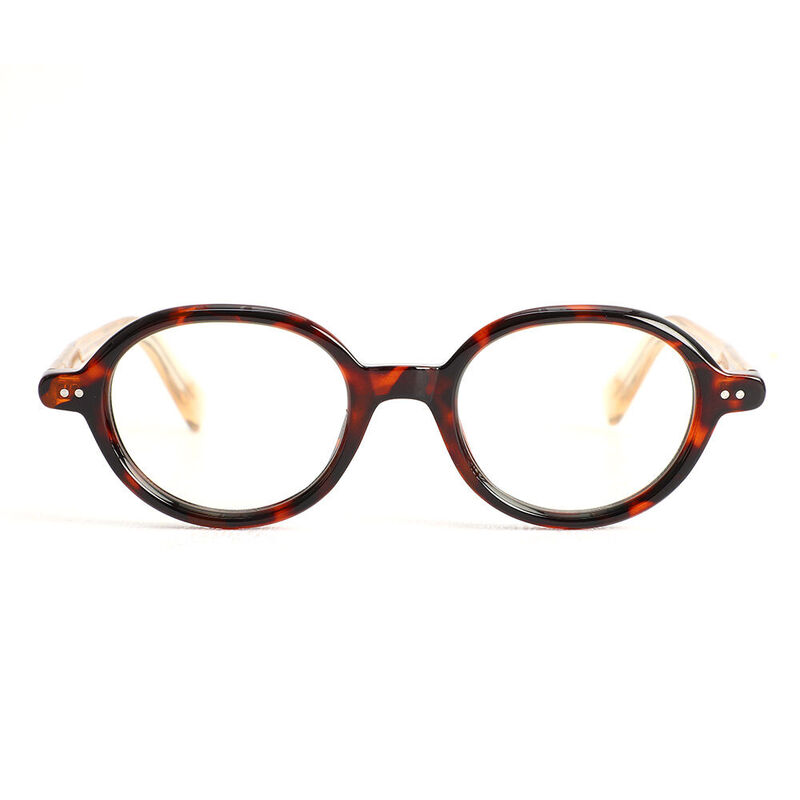 Dwight Oval Tortoise Glasses