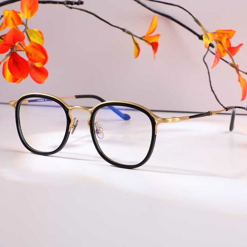 Dempsey Square Black Glasses