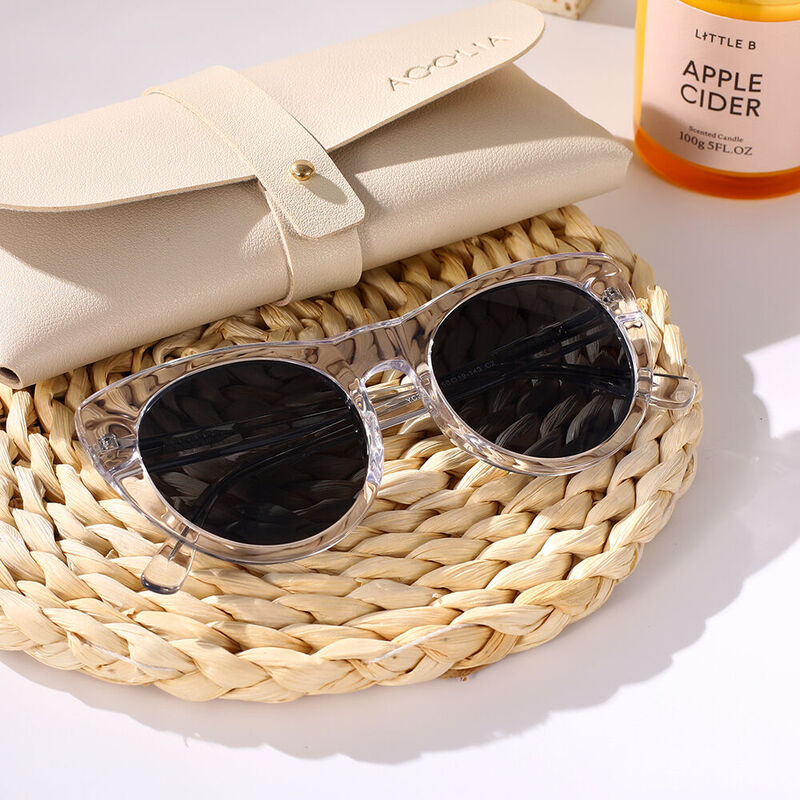 Marsa Cat Eye Transparent Sunglasses