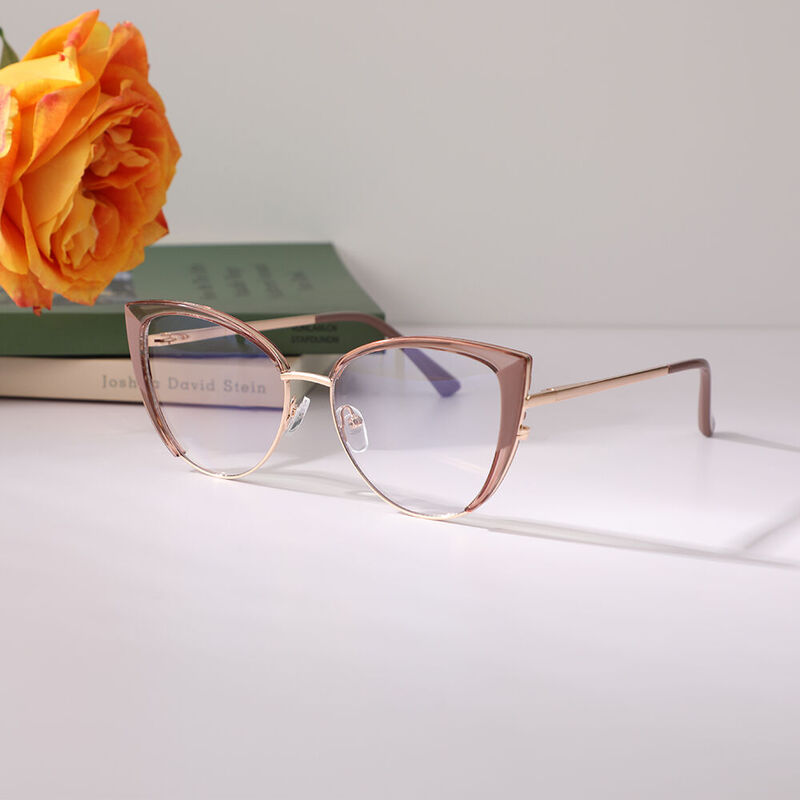 Doona Cat Eye Brown Glasses