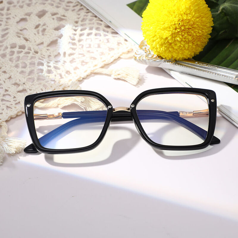 Walto Cat Eye Black Glasses
