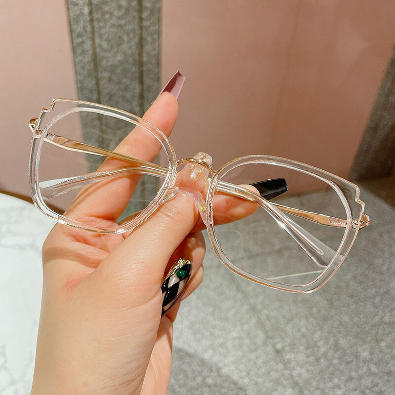 Amelia Cat Eye Clear Glasses
