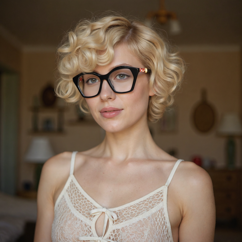 Rhodes Cat Eye Black Glasses