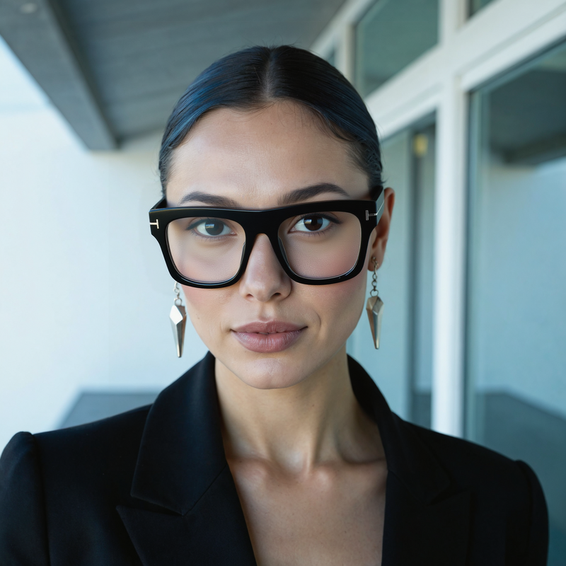 Lunettes de Vue Baire  Carré Noir