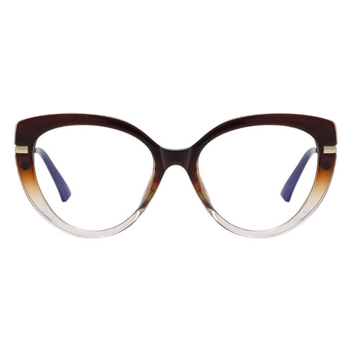 Fachtna Cat Eye Brown Glasses