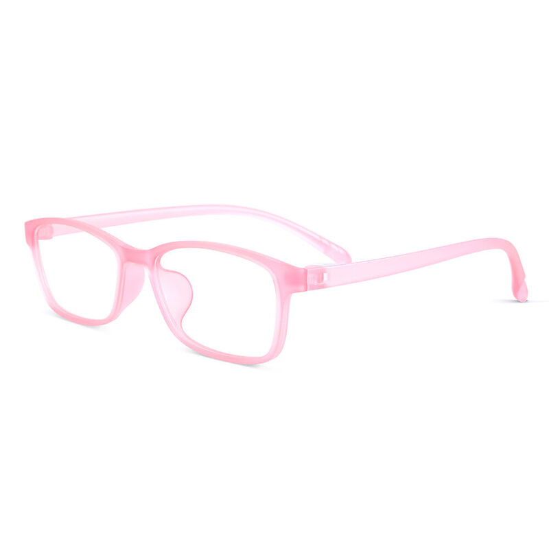 Marine Rectangle Pink Glasses