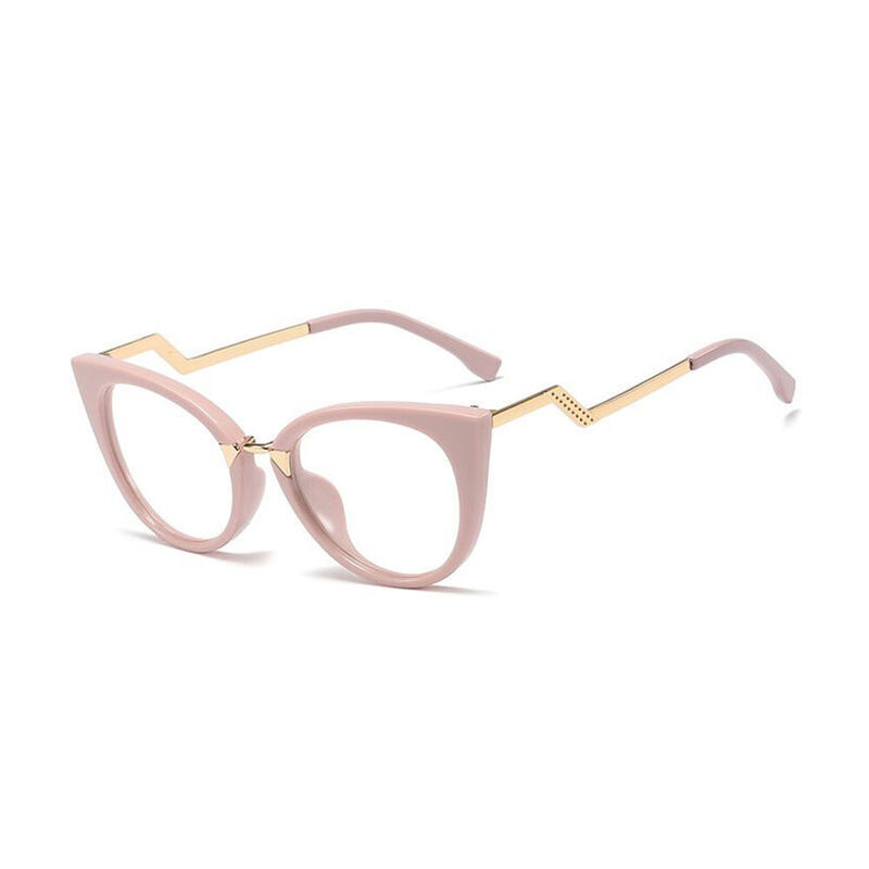 Nelly Cat Eye Brown Glasses