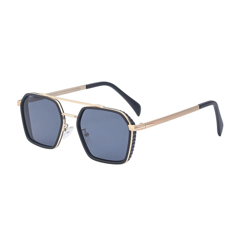 Lunettes de Soleil Bridget Aviateur Noir