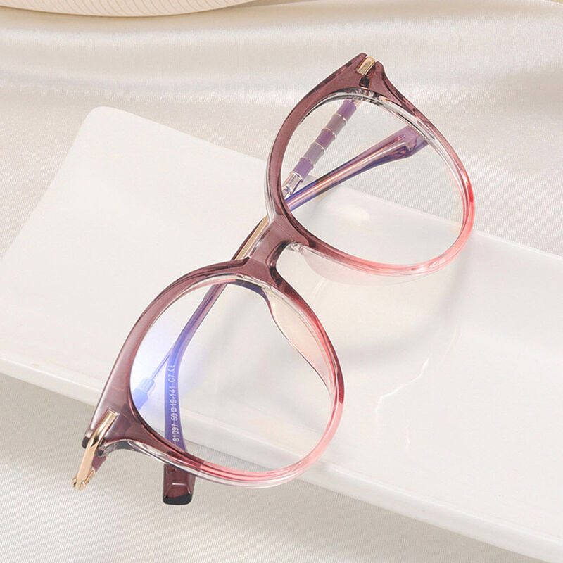 Glimmer Round Gray Glasses