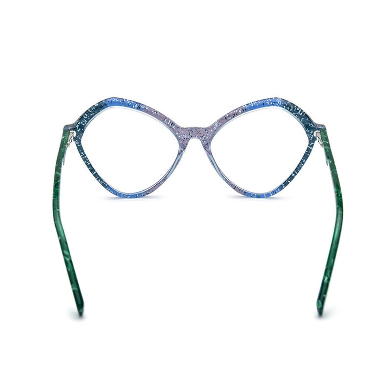 Jerria Cat Eye Green Glasses