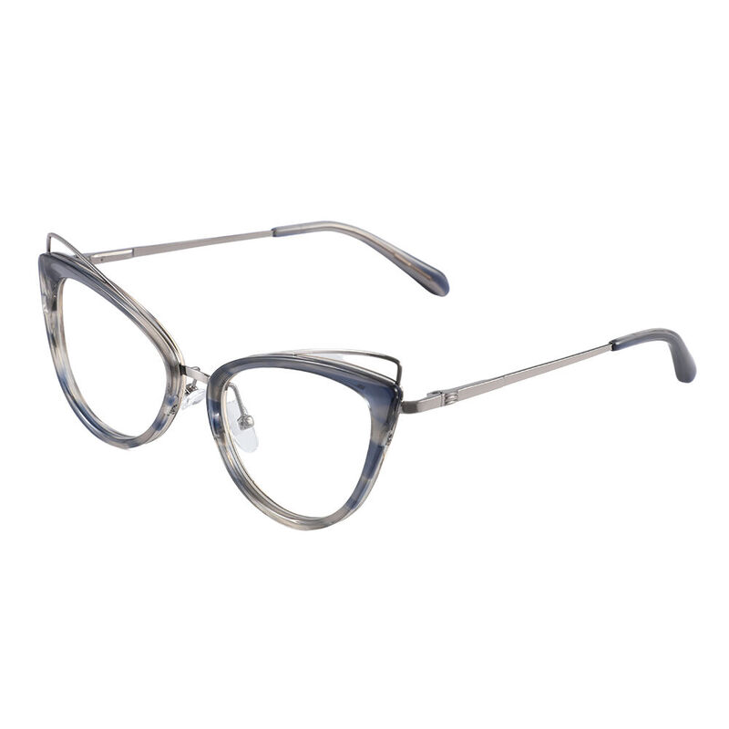 Bartleet Cat Eye Blue Glasses