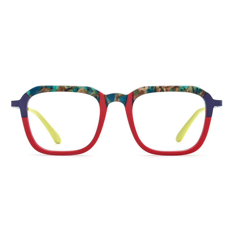 Hadley Square Red Glasses