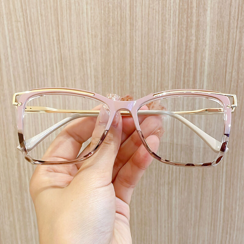 Anderio Cat Eye Braune Brille