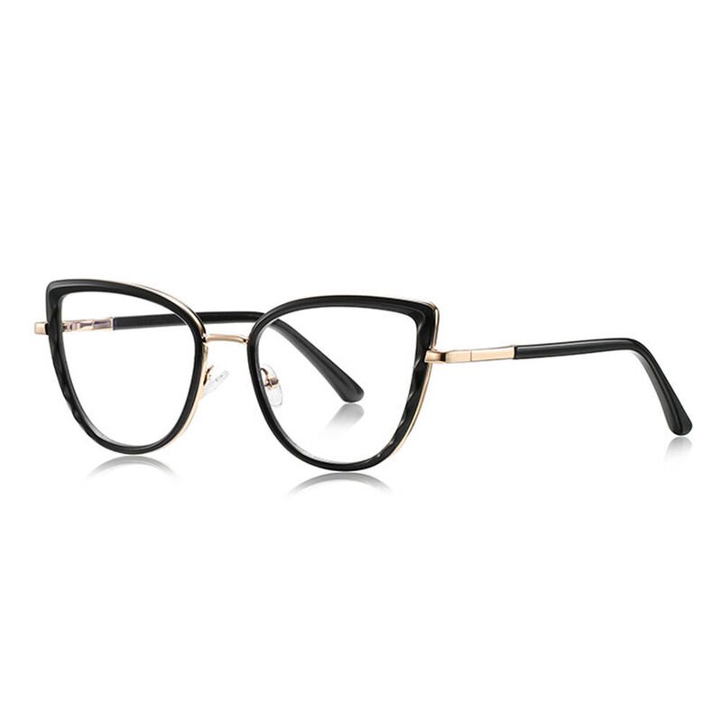 Gafas Graduadas Tipo 'Cat Eye' Negras Heloise