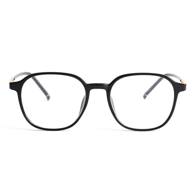 Marguerite Square Black Glasses