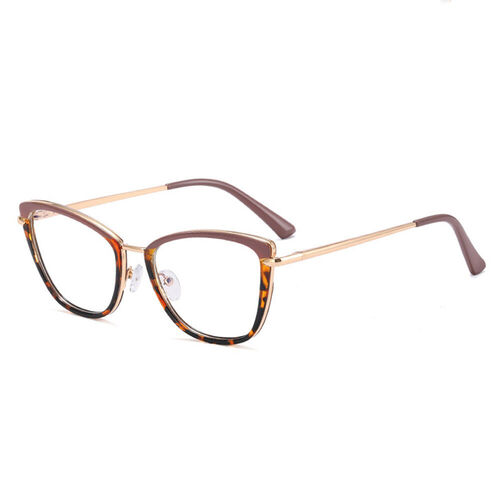Breenda Cat Eye Brown Glasses