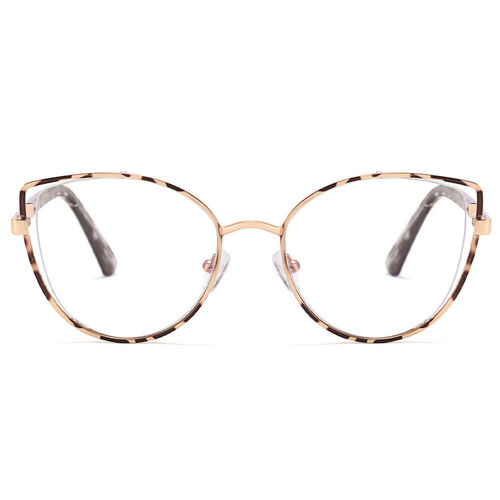 Marian Cat Eye Leopard Glasses