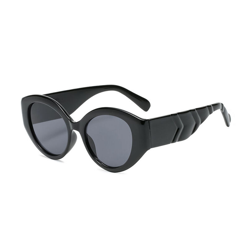 Carmen Cat Eye Black Sunglasses