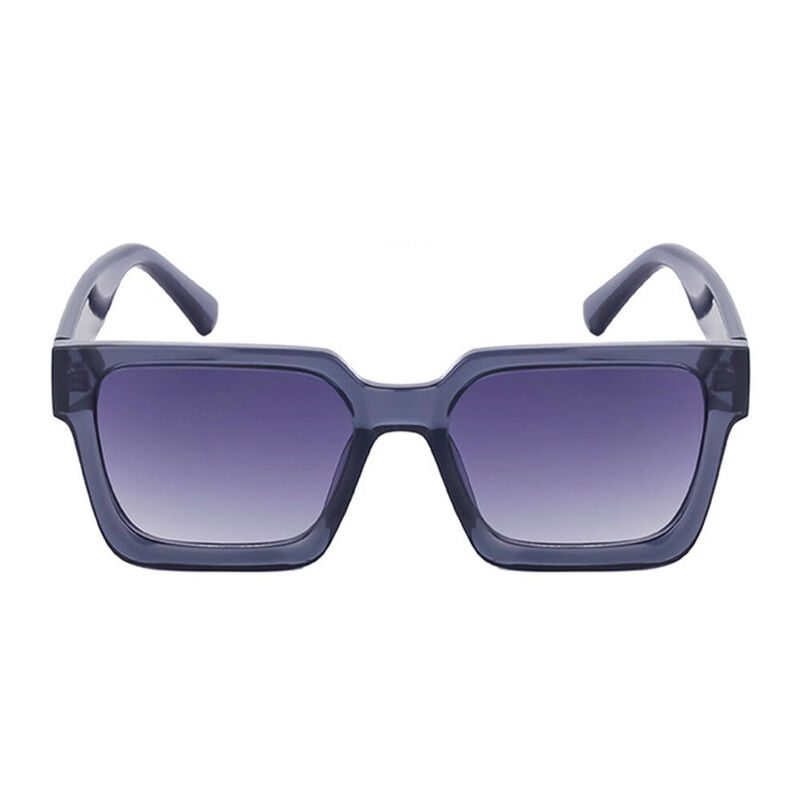 Croquet Quadratische Graue Sonnenbrille