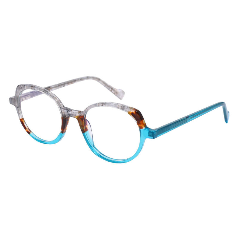 Wiley Cat Eye Blue Glasses