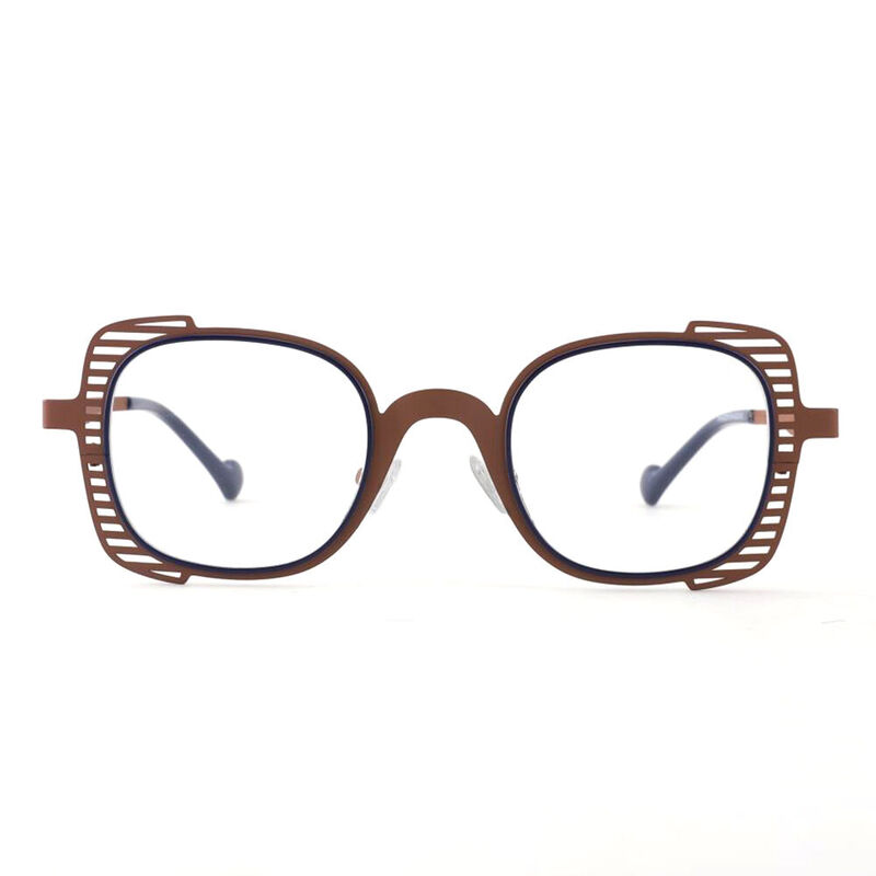 Colbert Square Brown Glasses