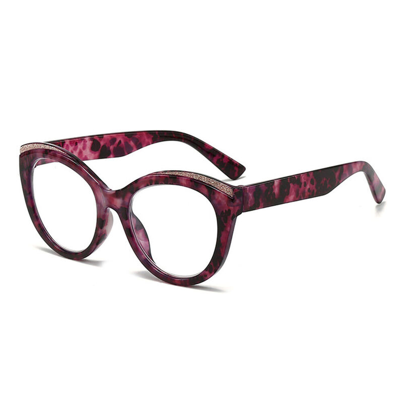 Lindra Cat Eye Purple Glasses