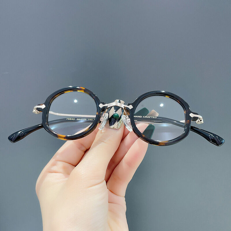 Hele Round Tortoise Glasses