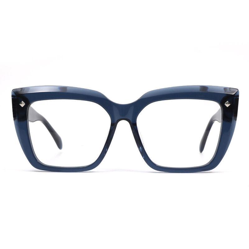 Bensi Cat Eye Blue Glasses