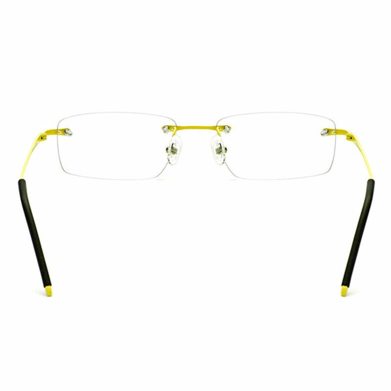 Dorothy Rectangle Yellow Glasses
